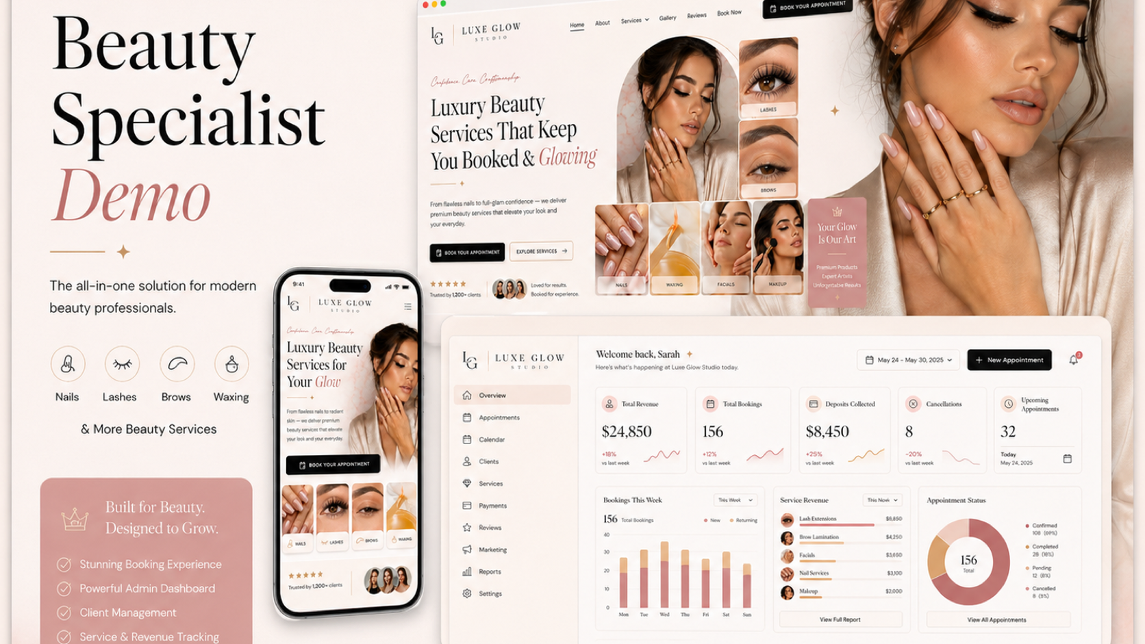 Beauty specialists demo thumbnail preview
