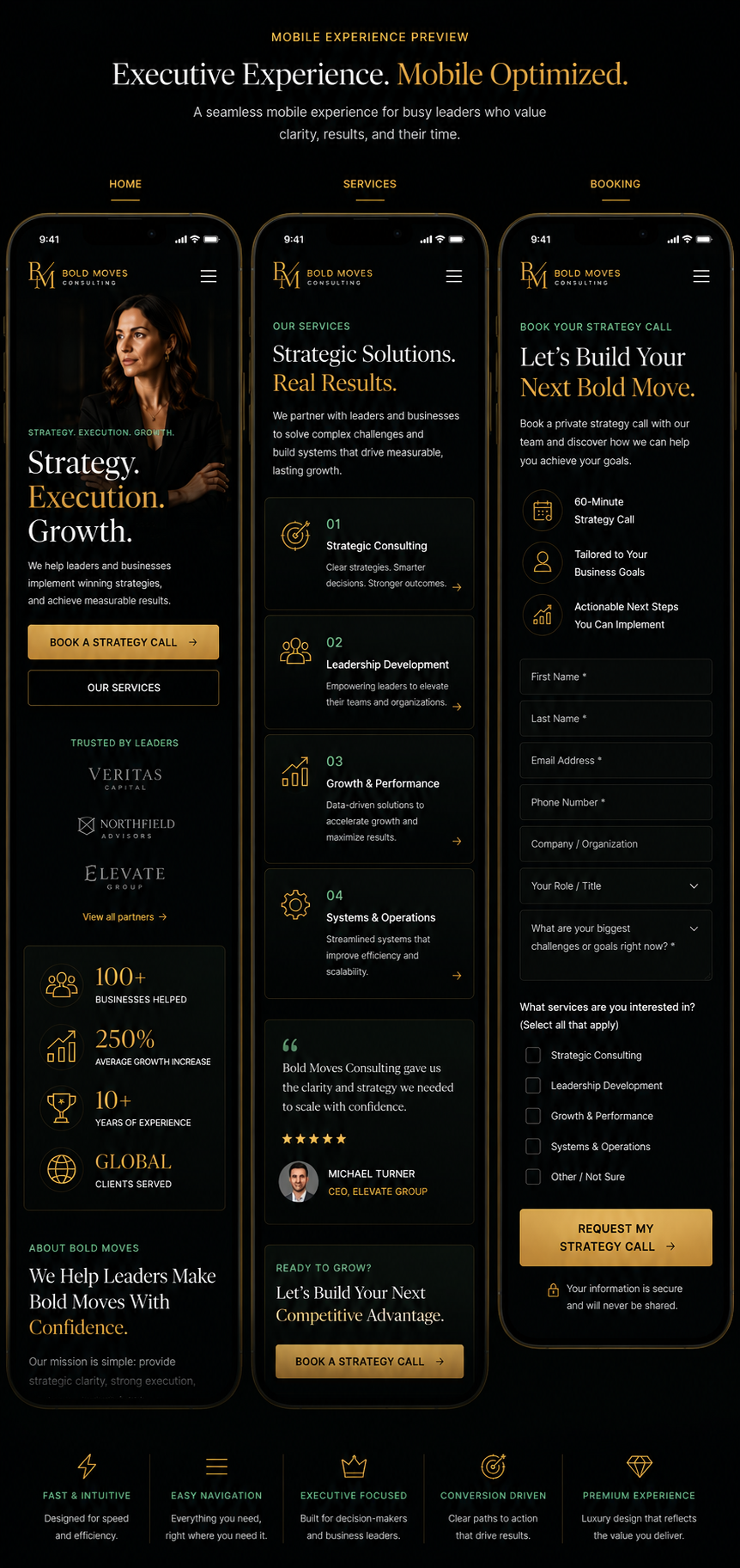 Responsive consulting preview