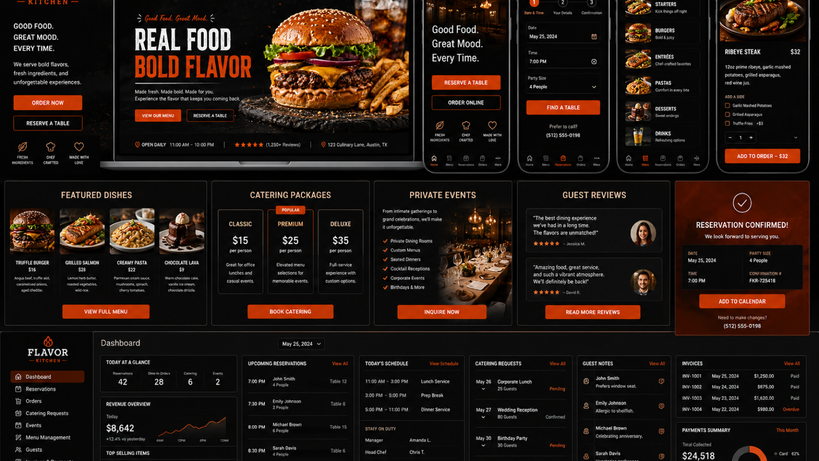 Food services demo thumbnail preview