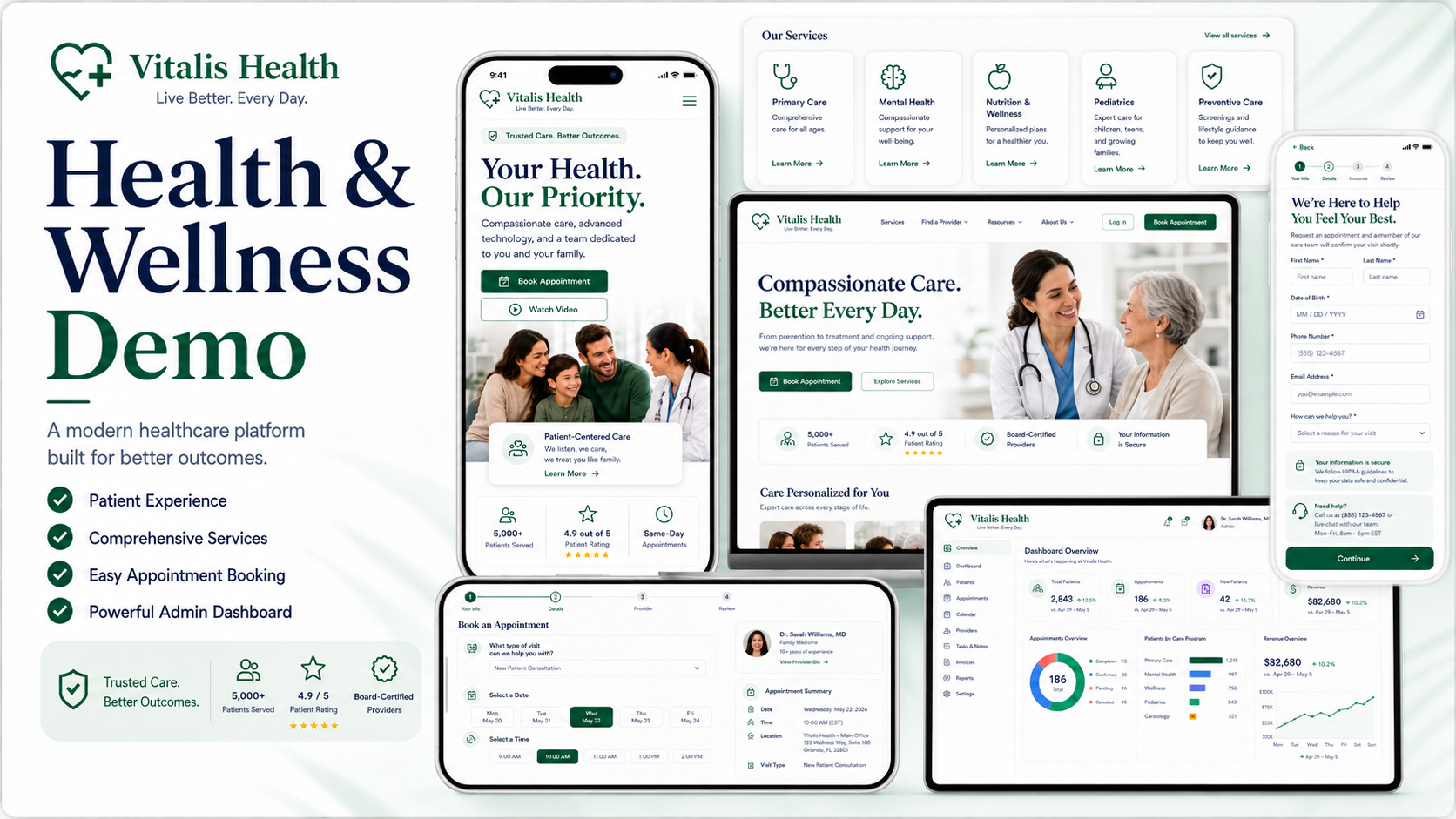 Health and wellness demo thumbnail preview