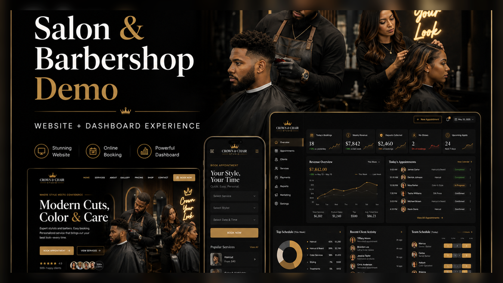 Salon demo thumbnail preview