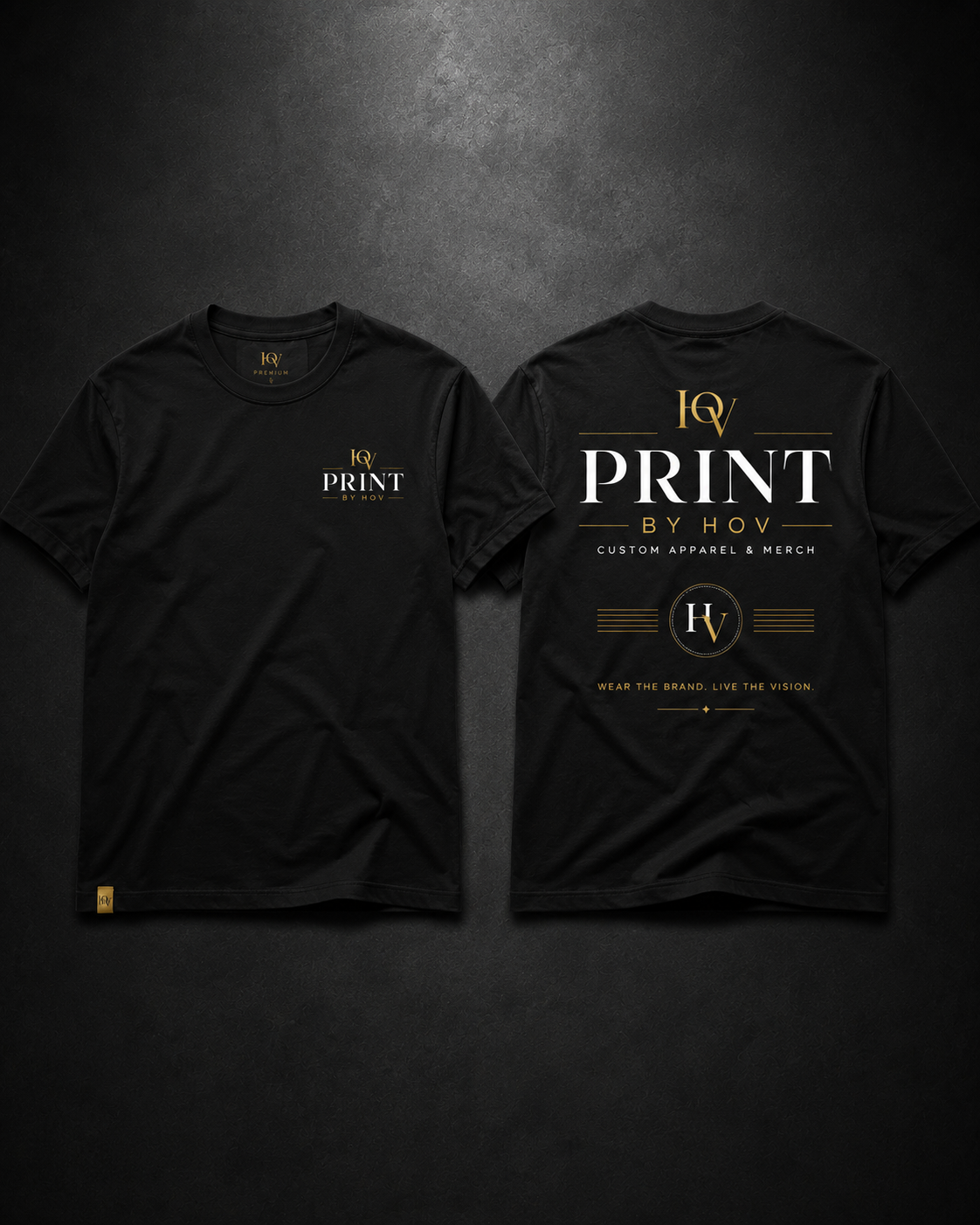 Print by HOV custom merch shirt mockup